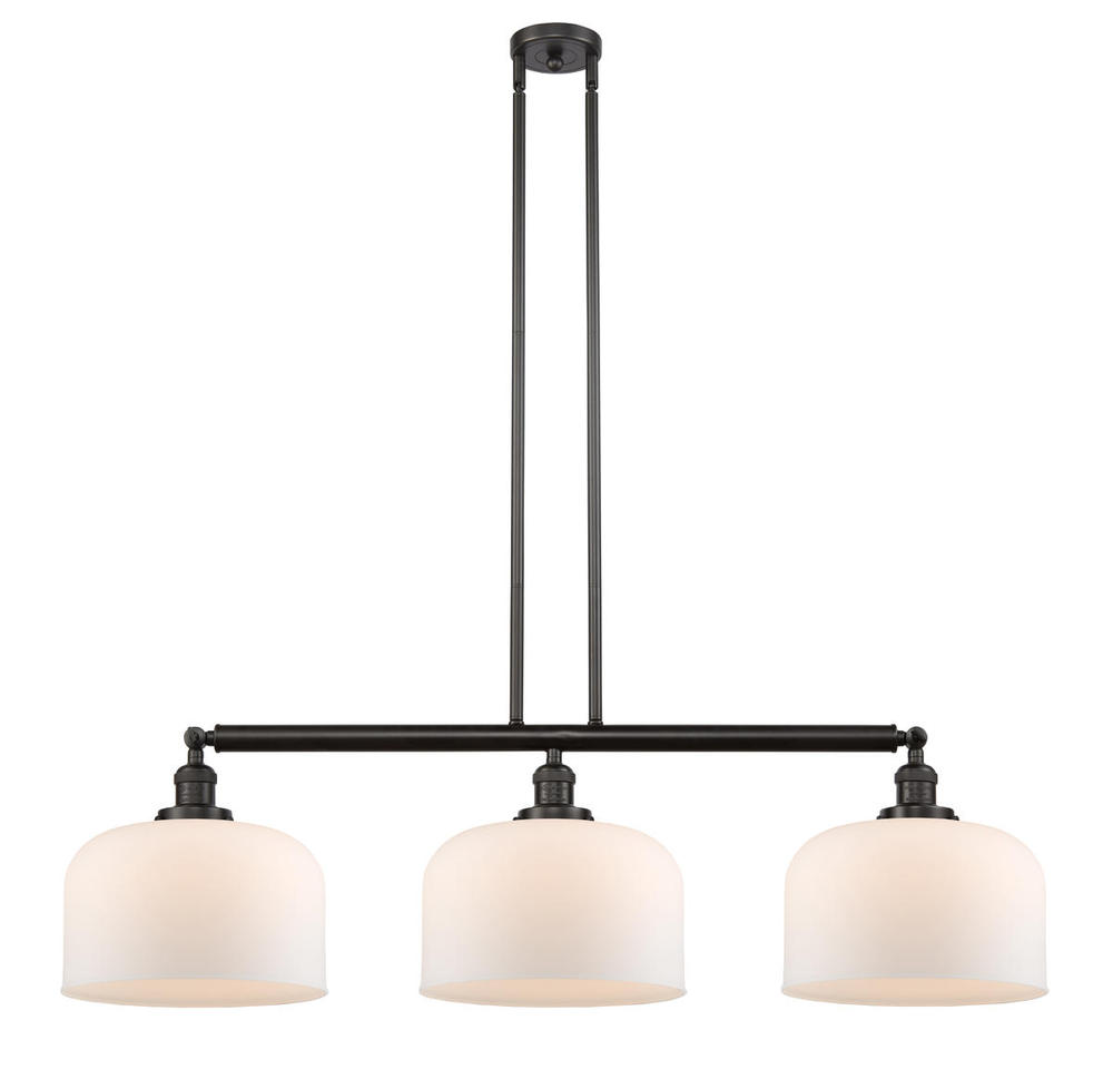 Bell - 3 Light - 42 inch - Oil Rubbed Bronze - Stem Hung - Adjustable Island Light