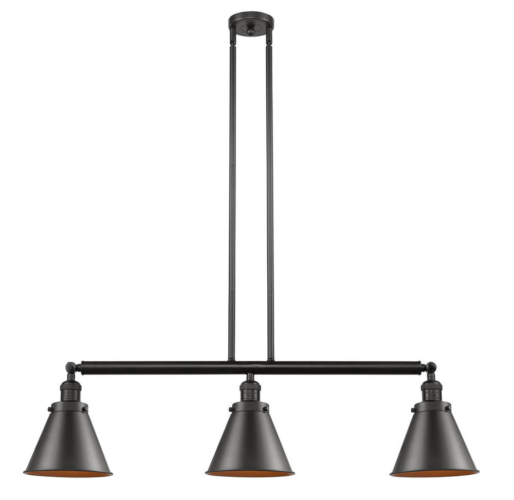 Appalachian - 3 Light - 40 inch - Oil Rubbed Bronze - Stem Hung - Adjustable Island Light