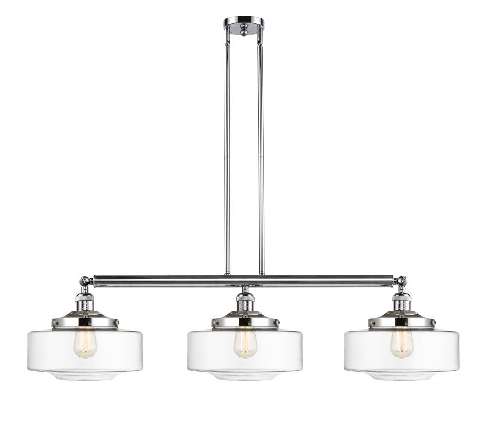 Bridgeton - 3 Light - 44 inch - Polished Chrome - Stem Hung - Adjustable Island Light