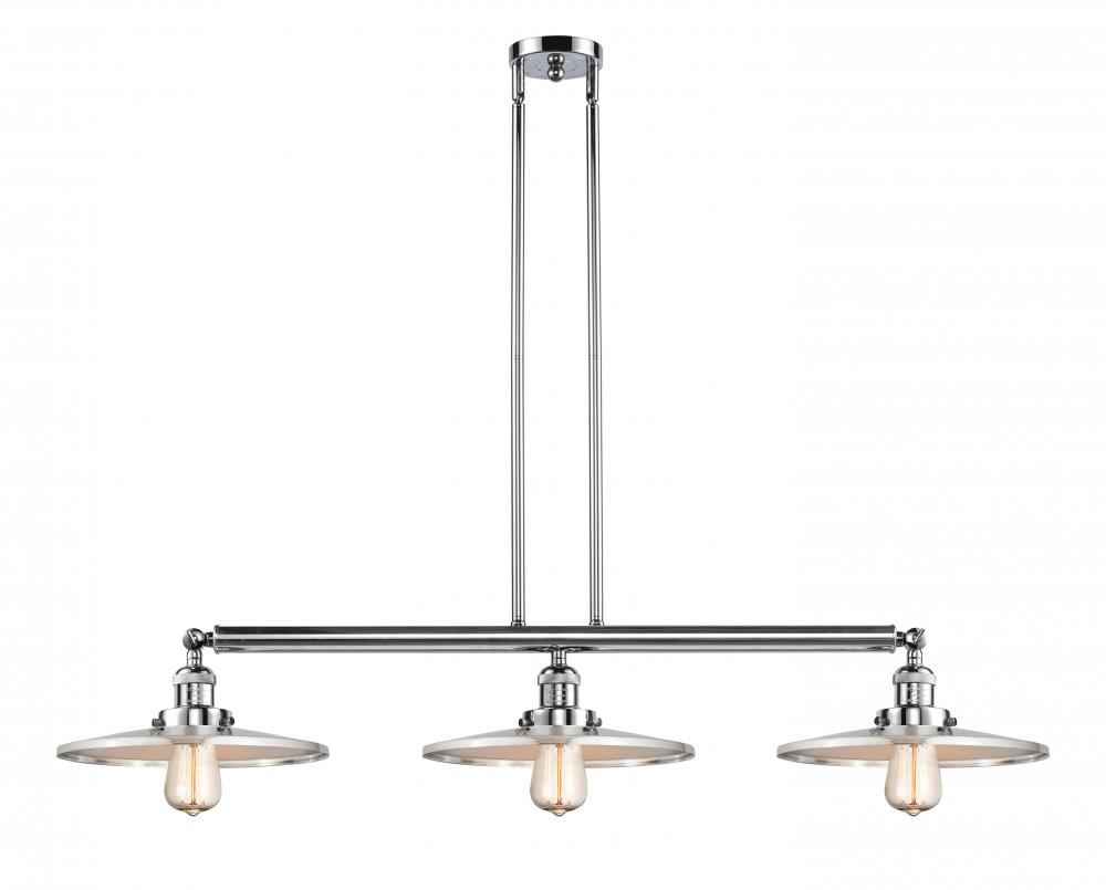 Appalachian - 3 Light - 45 inch - Polished Chrome - Stem Hung - Adjustable Island Light