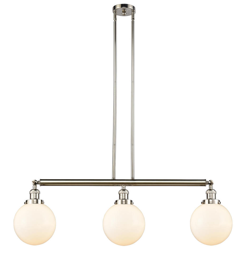 Beacon - 3 Light - 41 inch - Polished Nickel - Stem Hung - Adjustable Island Light
