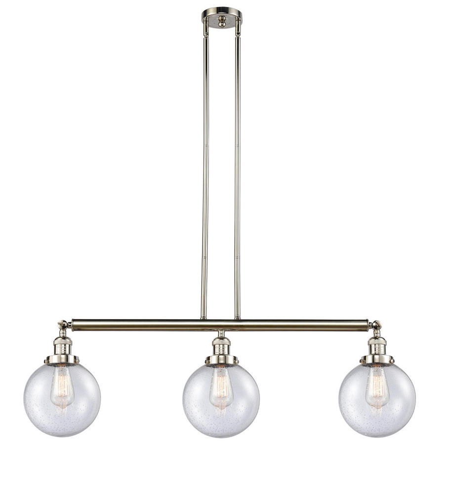 Beacon - 3 Light - 41 inch - Polished Nickel - Stem Hung - Adjustable Island Light