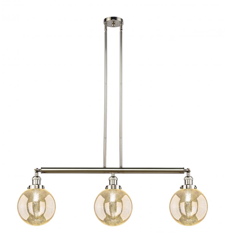 Beacon - 3 Light - 41 inch - Polished Nickel - Stem Hung - Adjustable Island Light
