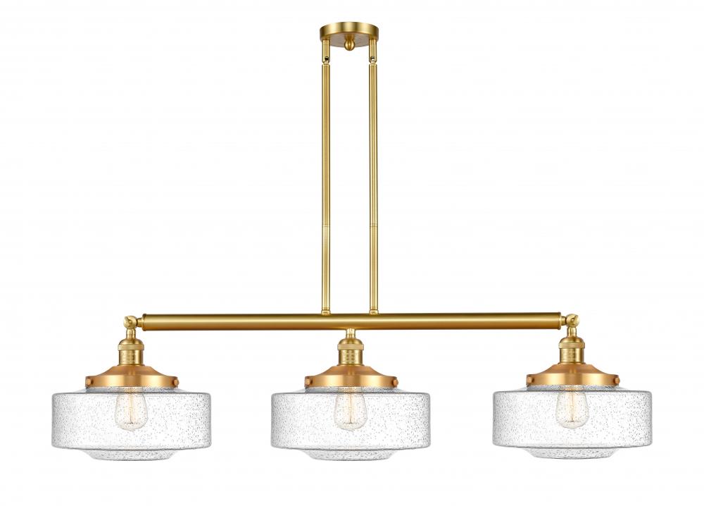 Bridgeton - 3 Light - 44 inch - Satin Gold - Stem Hung - Adjustable Island Light