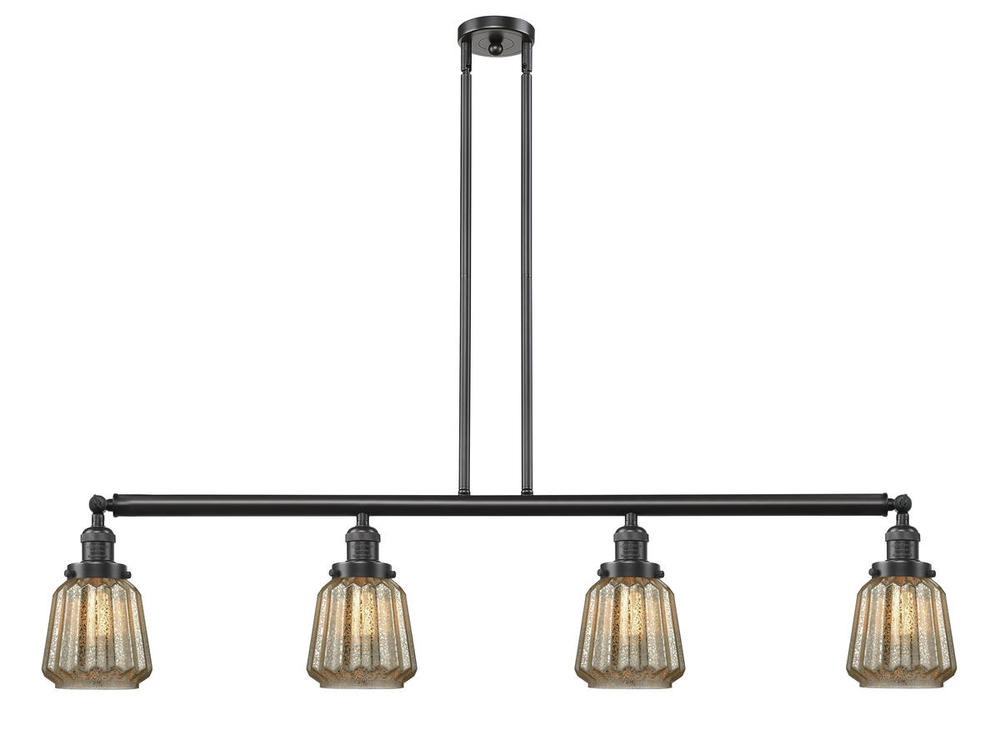 Chatham - 4 Light - 51 inch - Oil Rubbed Bronze - Stem Hung - Island Light