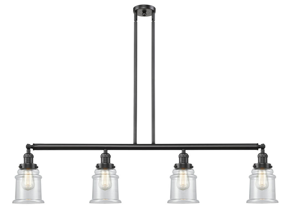 Canton - 4 Light - 51 inch - Oil Rubbed Bronze - Stem Hung - Island Light