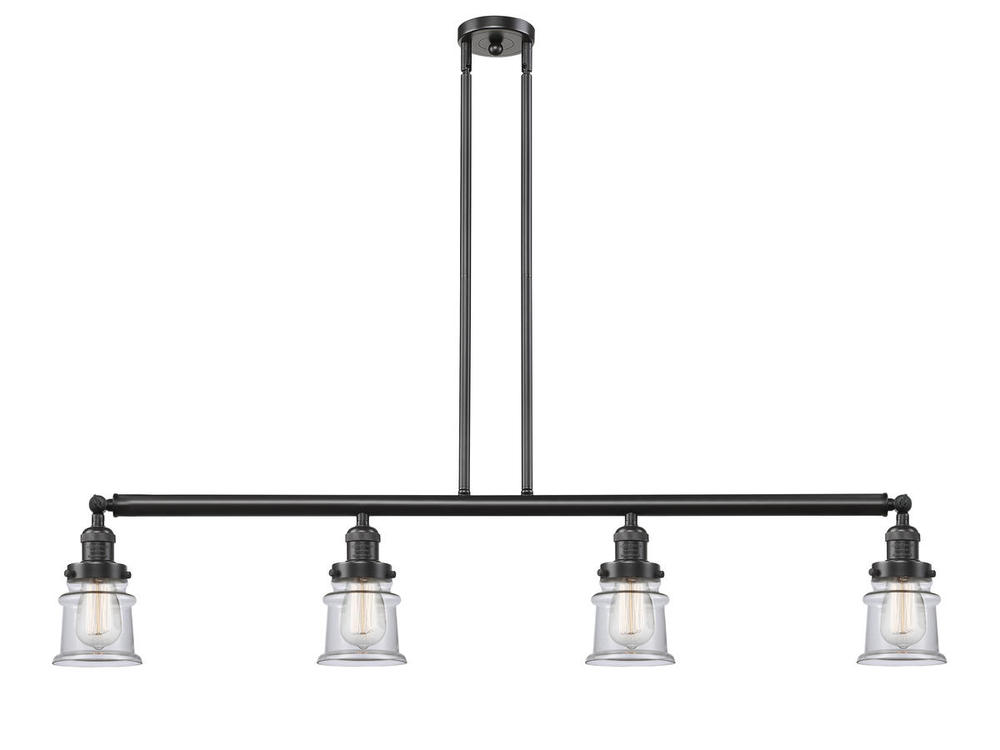 Canton - 4 Light - 51 inch - Oil Rubbed Bronze - Stem Hung - Island Light