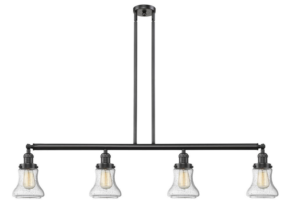 Bellmont - 4 Light - 51 inch - Oil Rubbed Bronze - Stem Hung - Island Light