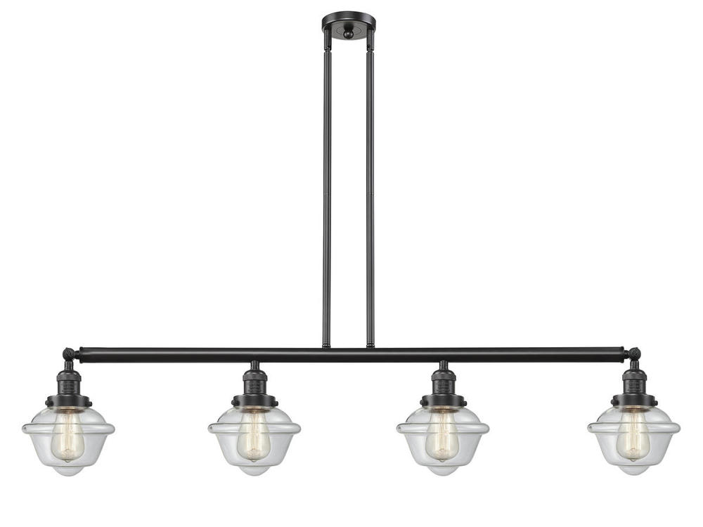 Oxford - 4 Light - 52 inch - Oil Rubbed Bronze - Stem Hung - Island Light