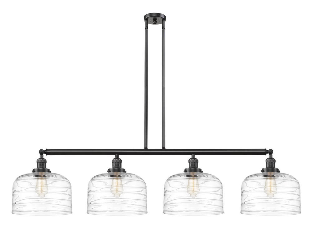 Bell - 4 Light - 54 inch - Oil Rubbed Bronze - Stem Hung - Island Light