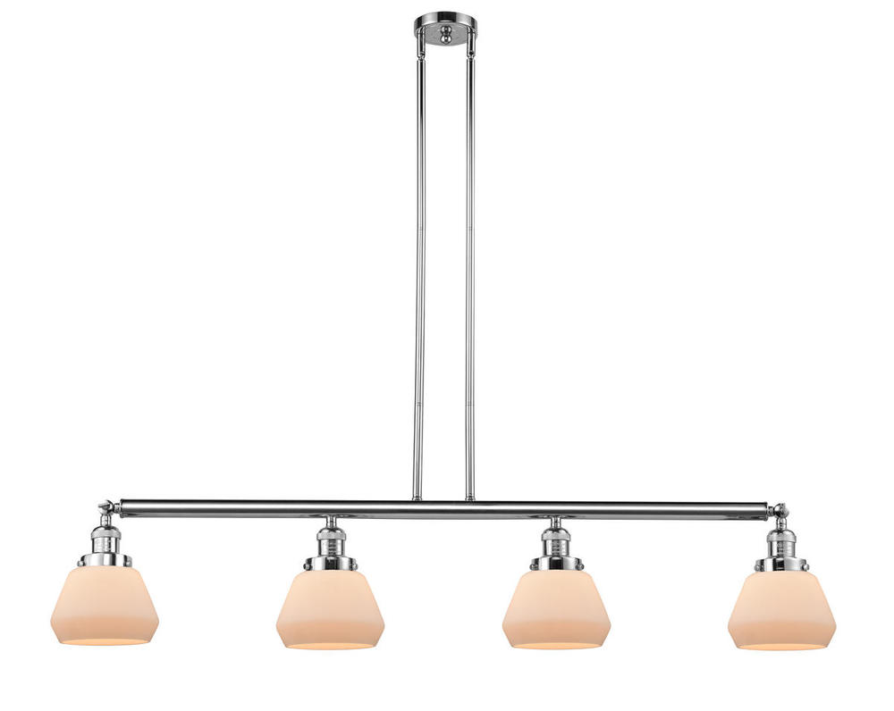 Fulton - 4 Light - 51 inch - Polished Chrome - Stem Hung - Adjustable Island Light