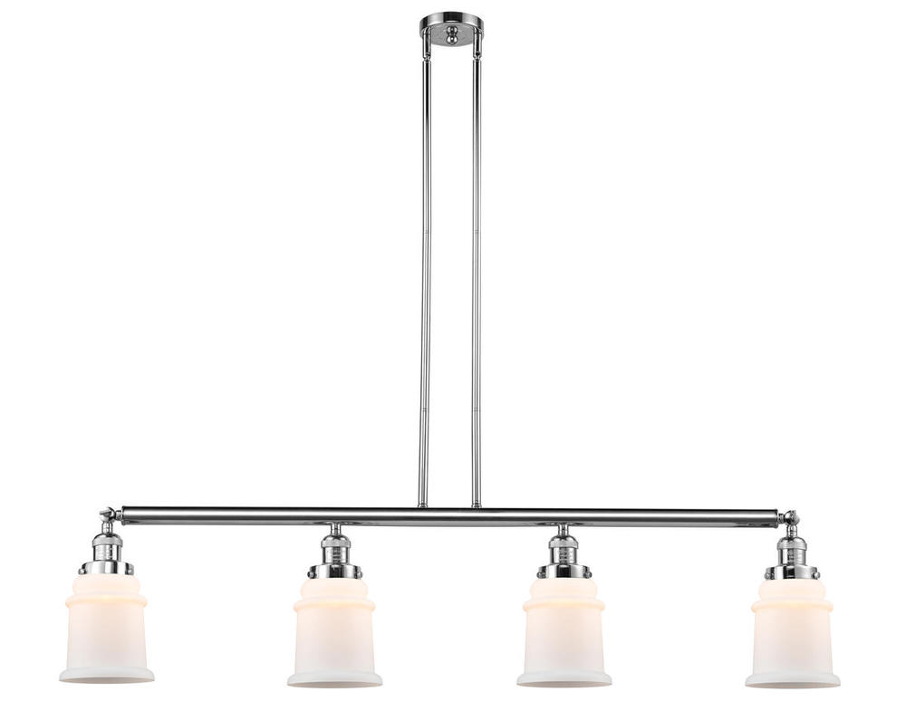 Canton - 4 Light - 51 inch - Polished Chrome - Stem Hung - Adjustable Island Light