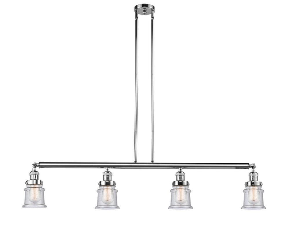 Canton - 4 Light - 51 inch - Polished Chrome - Stem Hung - Adjustable Island Light