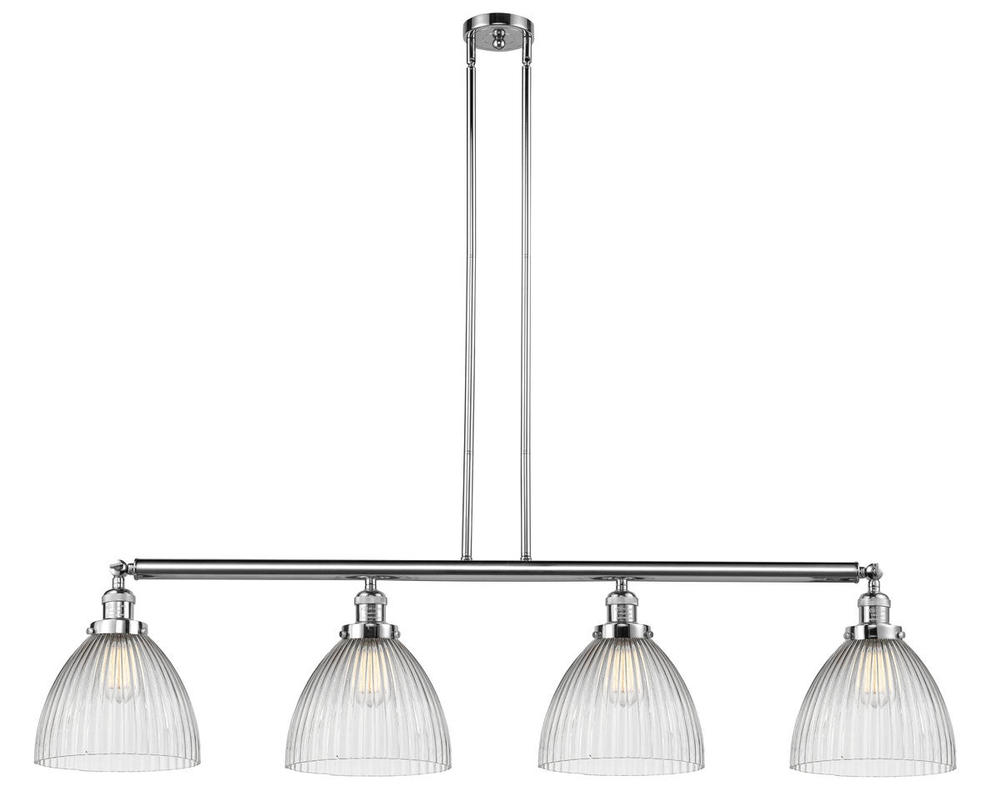 Seneca Falls - 4 Light - 51 inch - Polished Chrome - Stem Hung - Adjustable Island Light