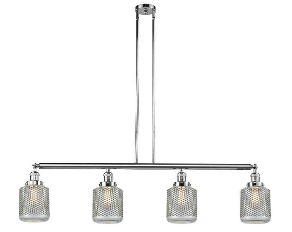 Stanton - 4 Light - 51 inch - Polished Chrome - Stem Hung - Adjustable Island Light