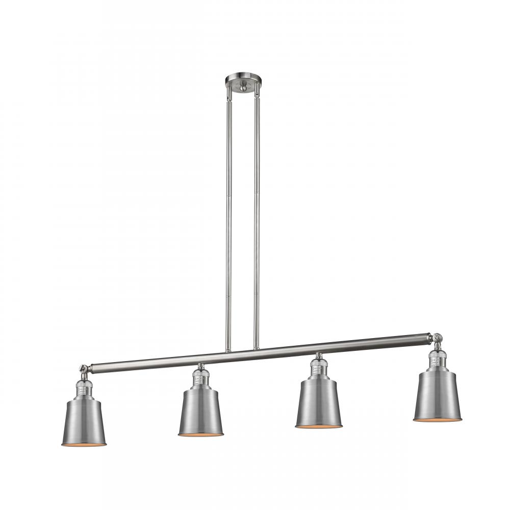 Addison - 4 Light - 50 inch - Brushed Satin Nickel - Stem Hung - Adjustable Island Light