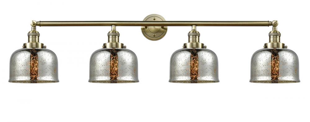 Bell - 4 Light - 45 inch - Antique Brass - Adjustable Bath Vanity Light