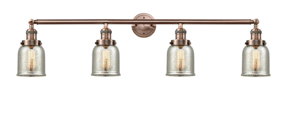 Bell - 4 Light - 43 inch - Antique Copper - Adjustable Bath Vanity Light