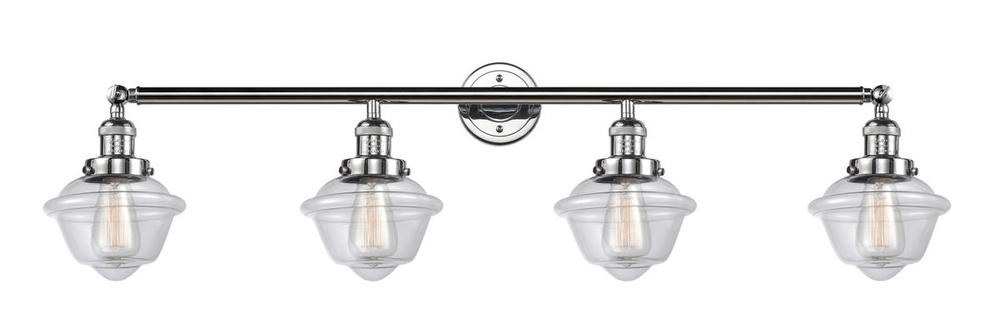 Oxford - 4 Light - 46 inch - Polished Chrome - Adjustable Bath Vanity Light