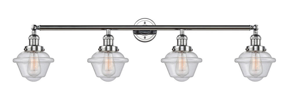 Oxford - 4 Light - 46 inch - Polished Chrome - Adjustable Bath Vanity Light