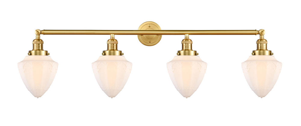 Bullet - 4 Light - 46 inch - Satin Gold - Adjustable Bath Vanity Light
