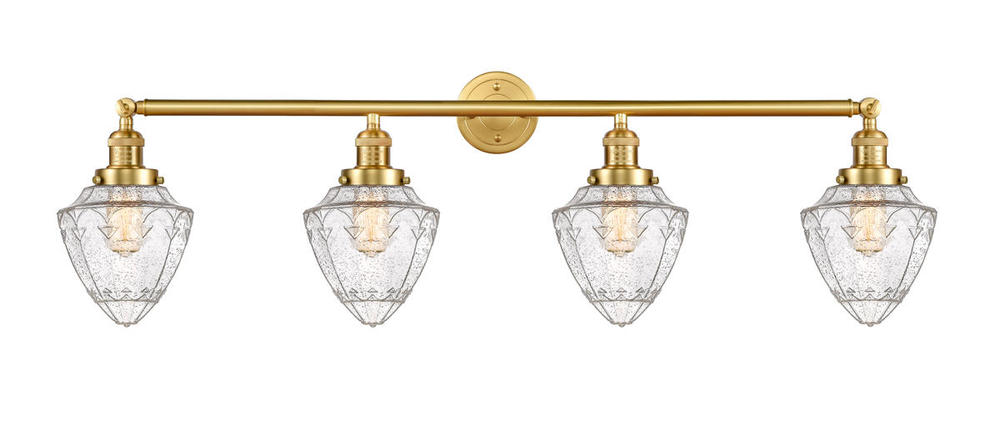 Bullet - 4 Light - 46 inch - Satin Gold - Adjustable Bath Vanity Light
