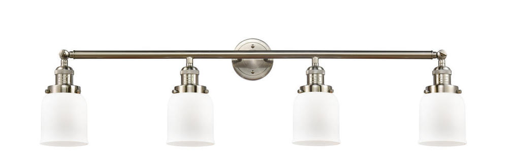 Bell - 4 Light - 42 inch - Brushed Satin Nickel - Adjustable Bath Vanity Light