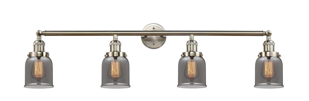 Bell - 4 Light - 42 inch - Brushed Satin Nickel - Adjustable Bath Vanity Light