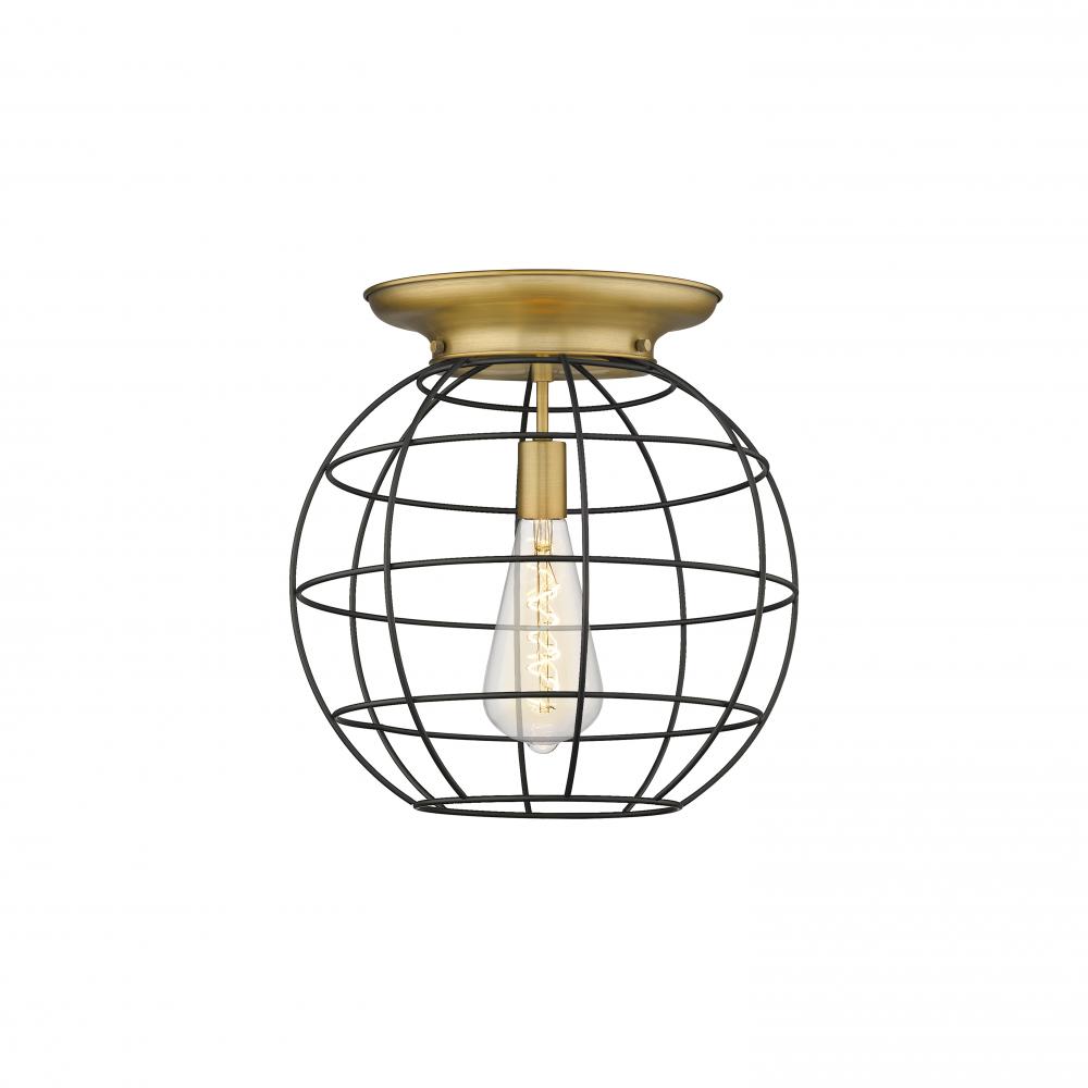 Beacon - 1 Light - 16 inch - Brushed Brass - Flush Mount