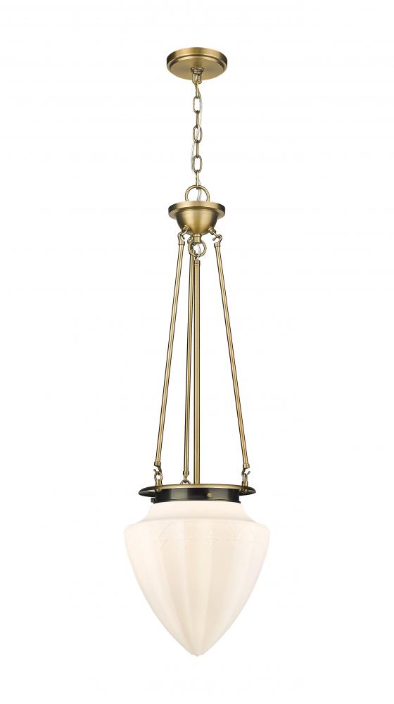 Beacon - 1 Light - 14 inch - Brushed Brass - Chain Hung - Pendant