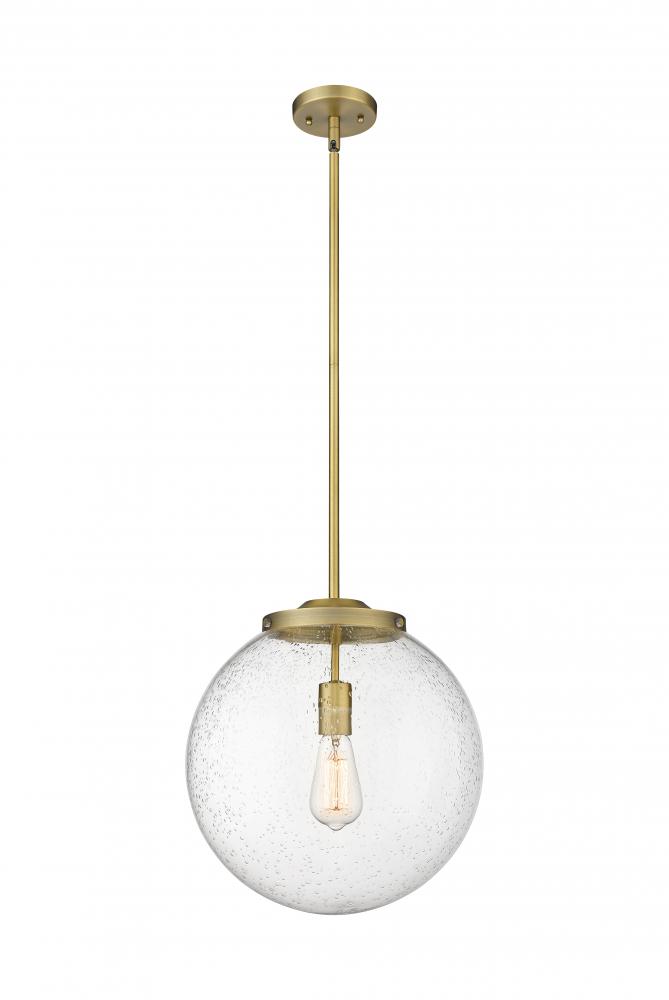 Beacon - 1 Light - 16 inch - Brushed Brass - Stem Hung - Pendant