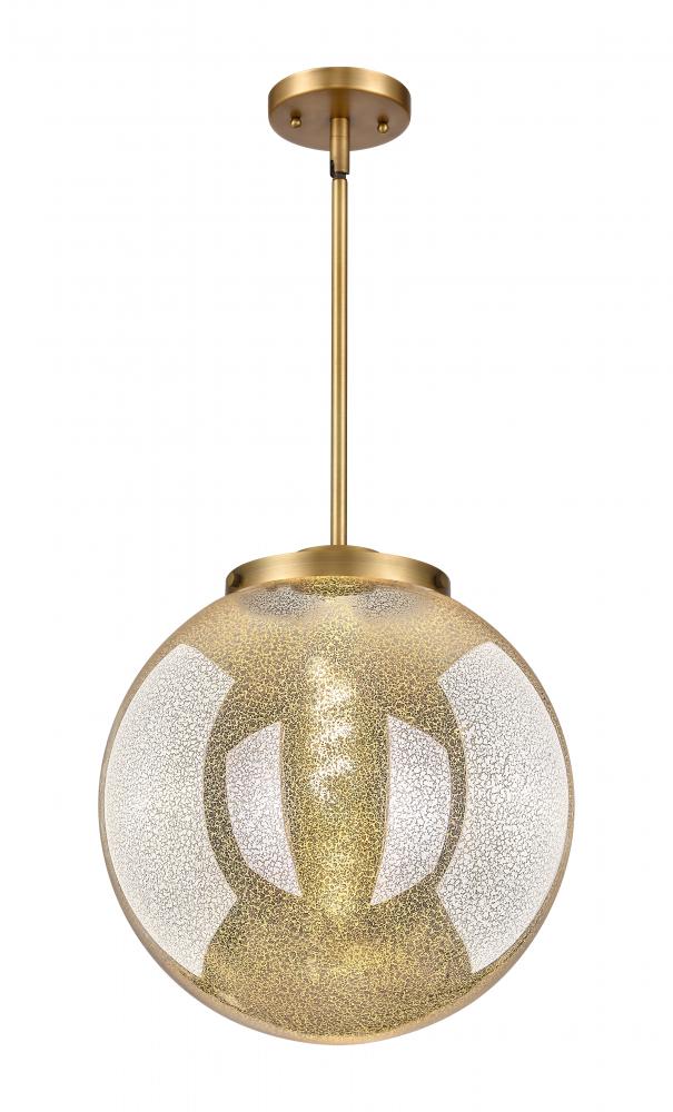 Beacon - 1 Light - 16 inch - Brushed Brass - Stem Hung - Pendant