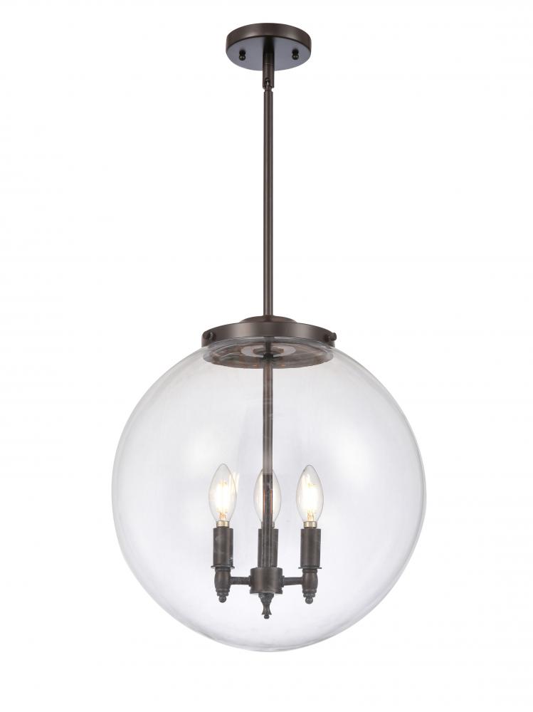 Beacon - 3 Light - 16 inch - Oil Rubbed Bronze - Stem hung - Pendant
