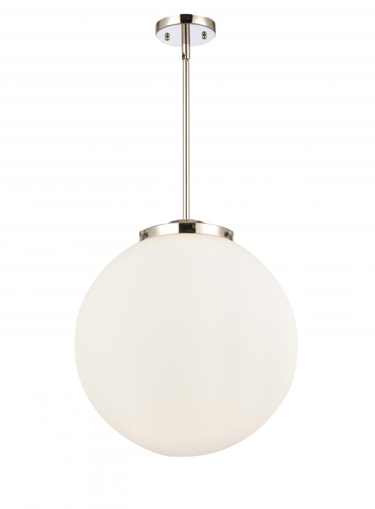 Beacon - 3 Light - 16 inch - Polished Nickel - Stem hung - Pendant