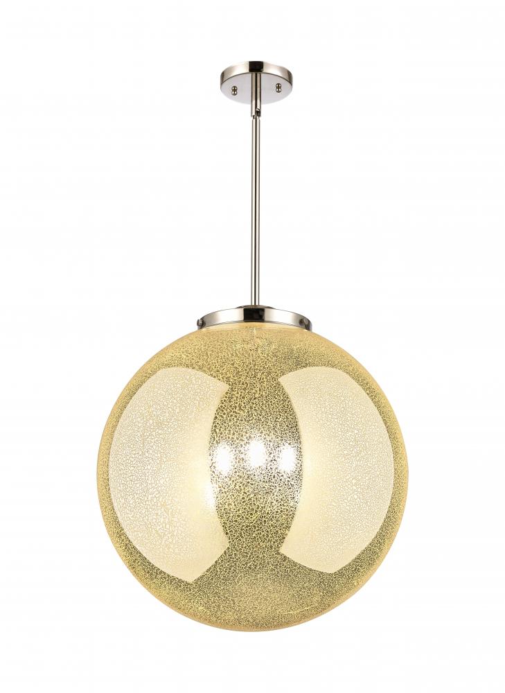 Beacon - 3 Light - 18 inch - Polished Nickel - Stem hung - Pendant
