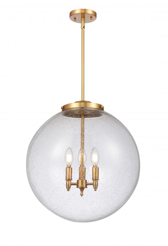 Beacon - 3 Light - 18 inch - Satin Gold - Stem hung - Pendant