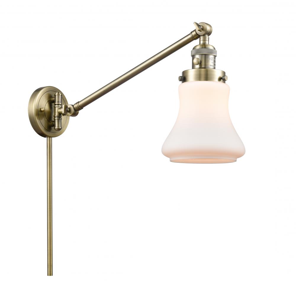 Bellmont - 1 Light - 8 inch - Antique Brass -Adjustable Swing Arm