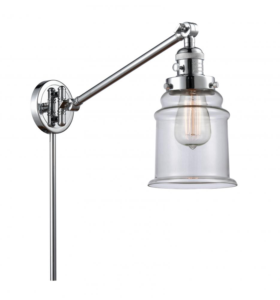 Canton - 1 Light - 8 inch - Polished Chrome -Adjustable Swing Arm