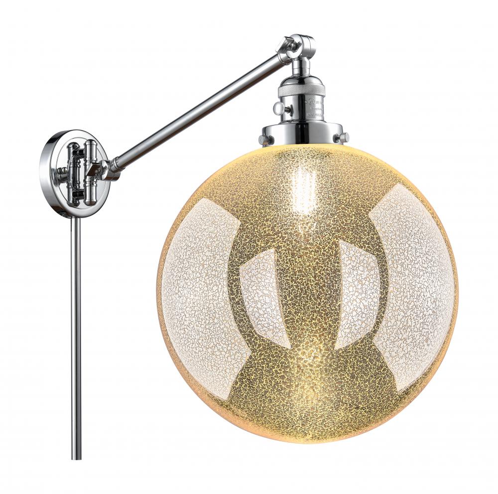 Beacon - 1 Light - 12 inch - Polished Chrome -Adjustable Swing Arm