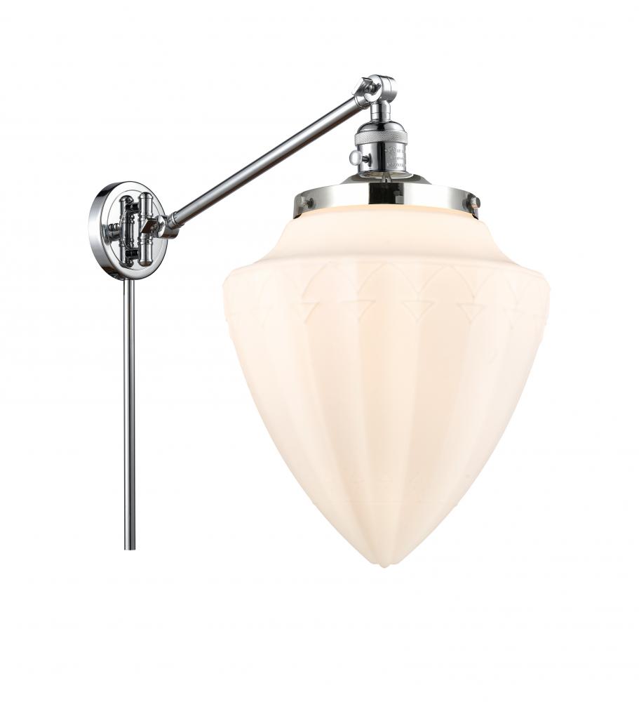 Bullet - 1 Light - 12 inch - Polished Chrome -Adjustable Swing Arm