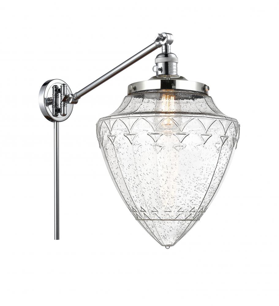 Bullet - 1 Light - 12 inch - Polished Chrome -Adjustable Swing Arm