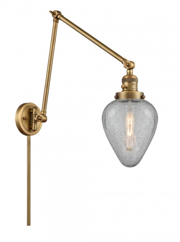 Geneseo - 1 Light - 8 inch - Brushed Brass -Adjustable Swing Arm