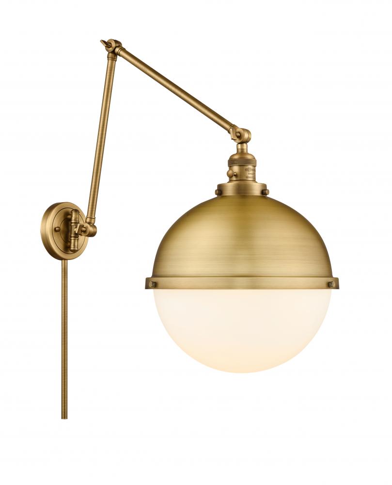 Hampden - 1 Light - 13 inch - Brushed Brass -Adjustable Swing Arm