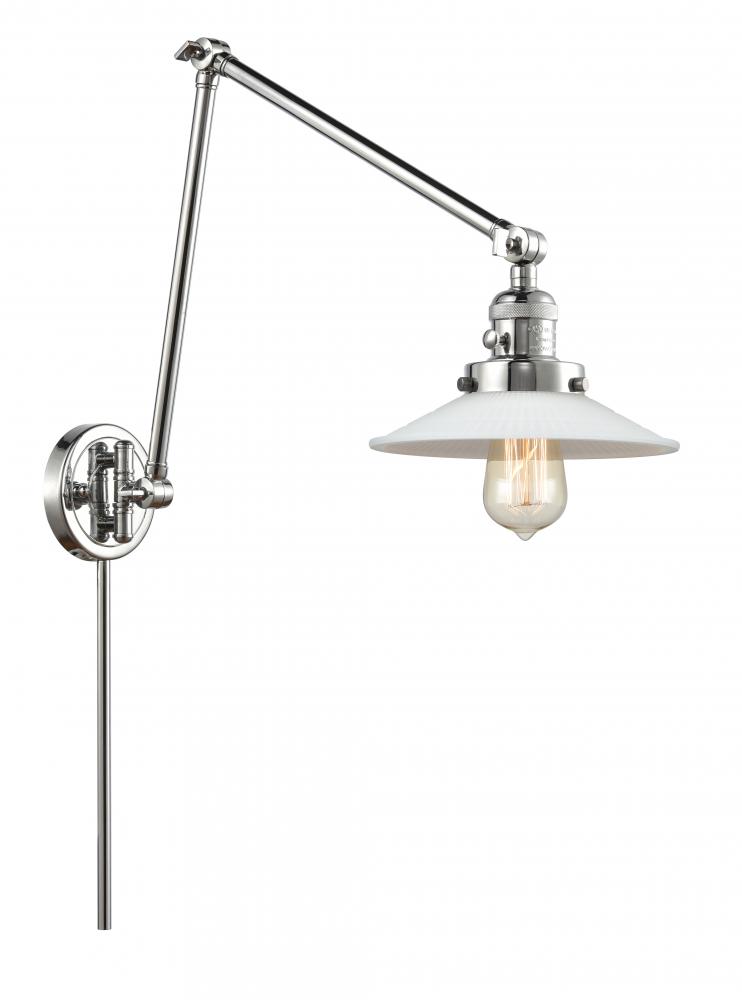 Halophane - 1 Light - 9 inch - Polished Chrome -Adjustable Swing Arm