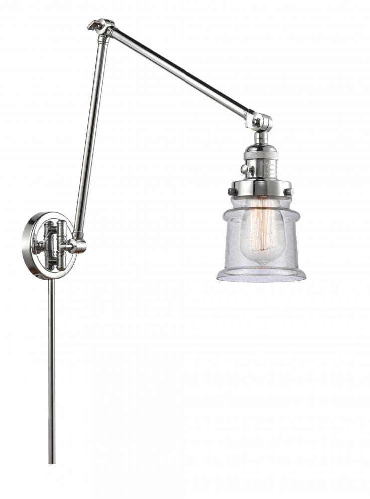 Canton - 1 Light - 8 inch - Polished Chrome -Adjustable Swing Arm
