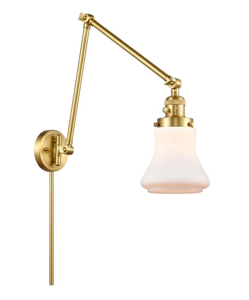 Bellmont - 1 Light - 8 inch - Satin Gold -Adjustable Swing Arm
