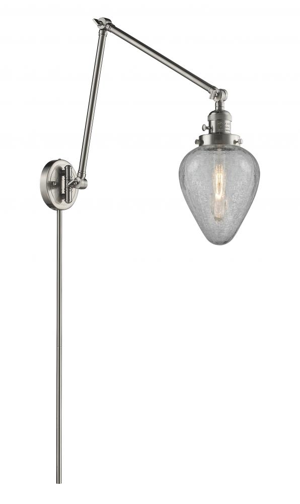 Geneseo - 1 Light - 8 inch - Brushed Satin Nickel -Adjustable Swing Arm