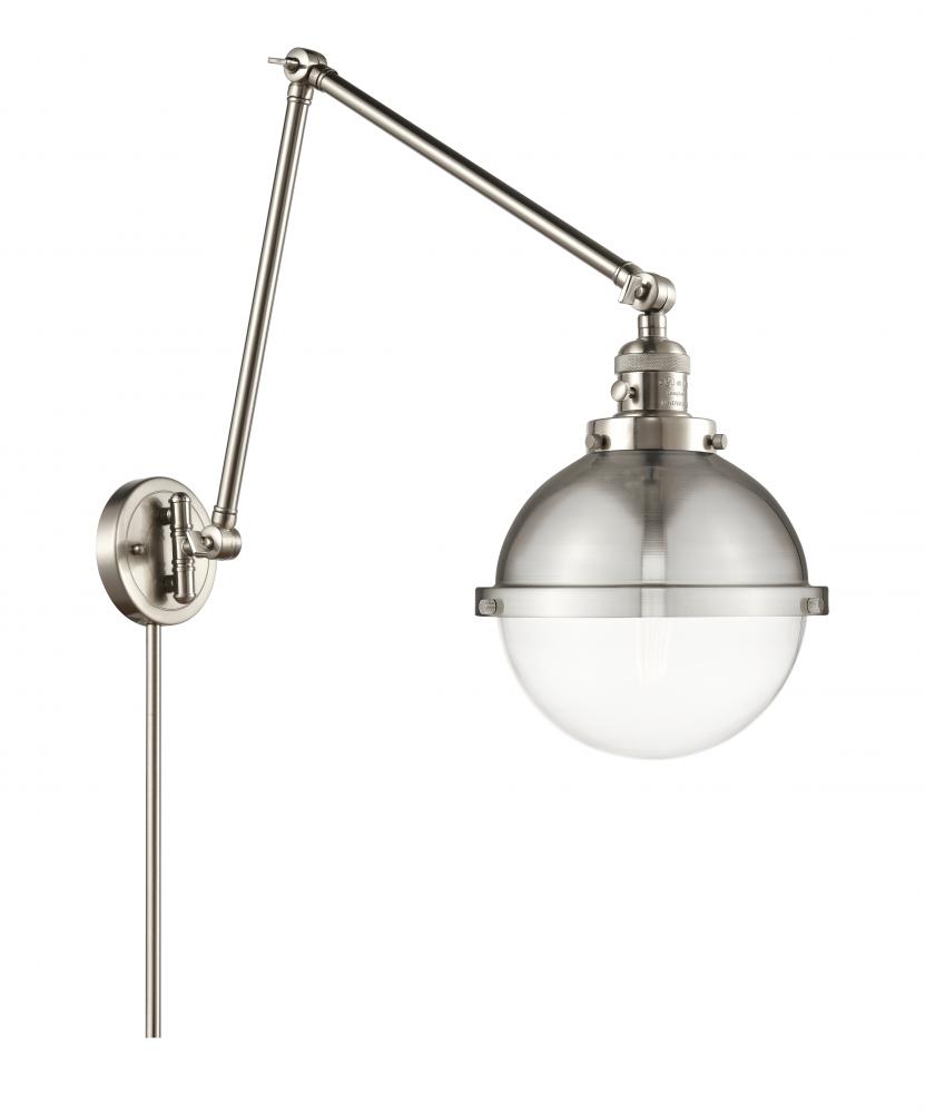 Hampden - 1 Light - 9 inch - Brushed Satin Nickel -Adjustable Swing Arm
