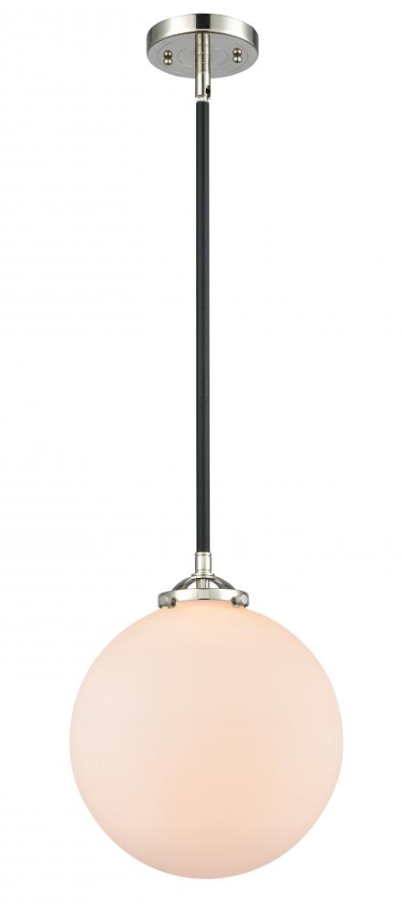 Beacon - 1 Light - 10 inch - Black Polished Nickel - Stem hung - Mini Pendant