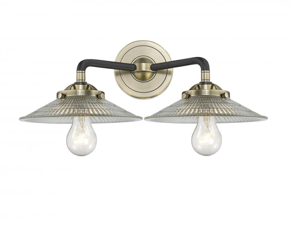 Halophane 2 Light Bath Vanity Light